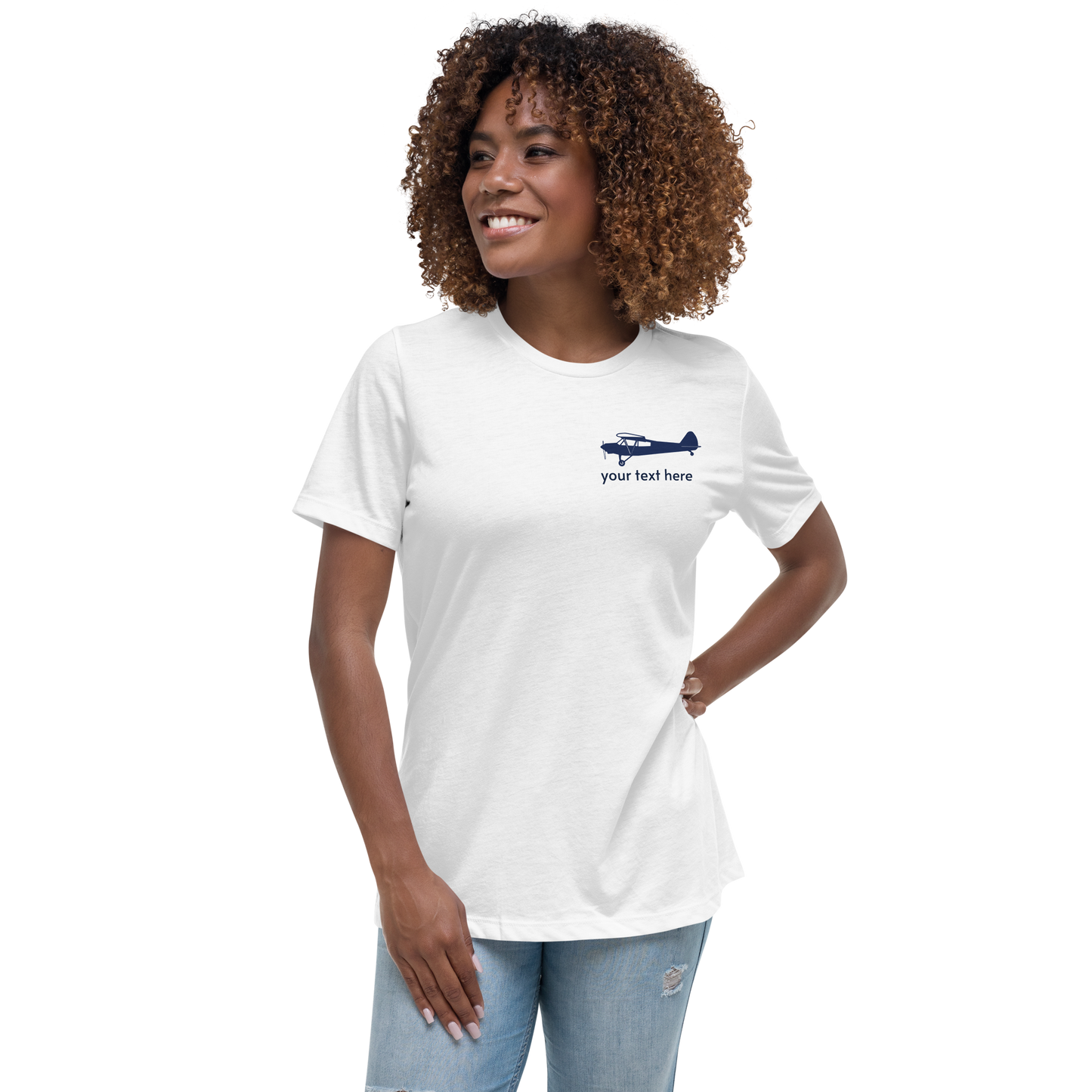 Super Cub Women Pilot's Customizable Relaxed T-Shirt