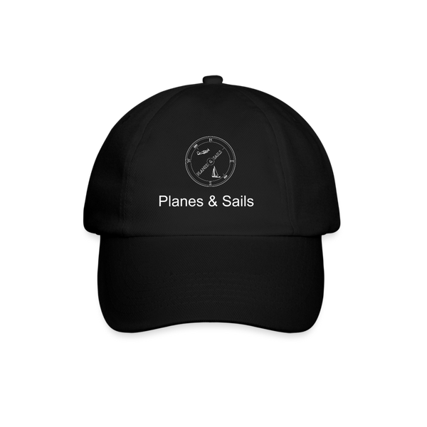 Planes & Sails Pilots and Mariners Cap - black/black