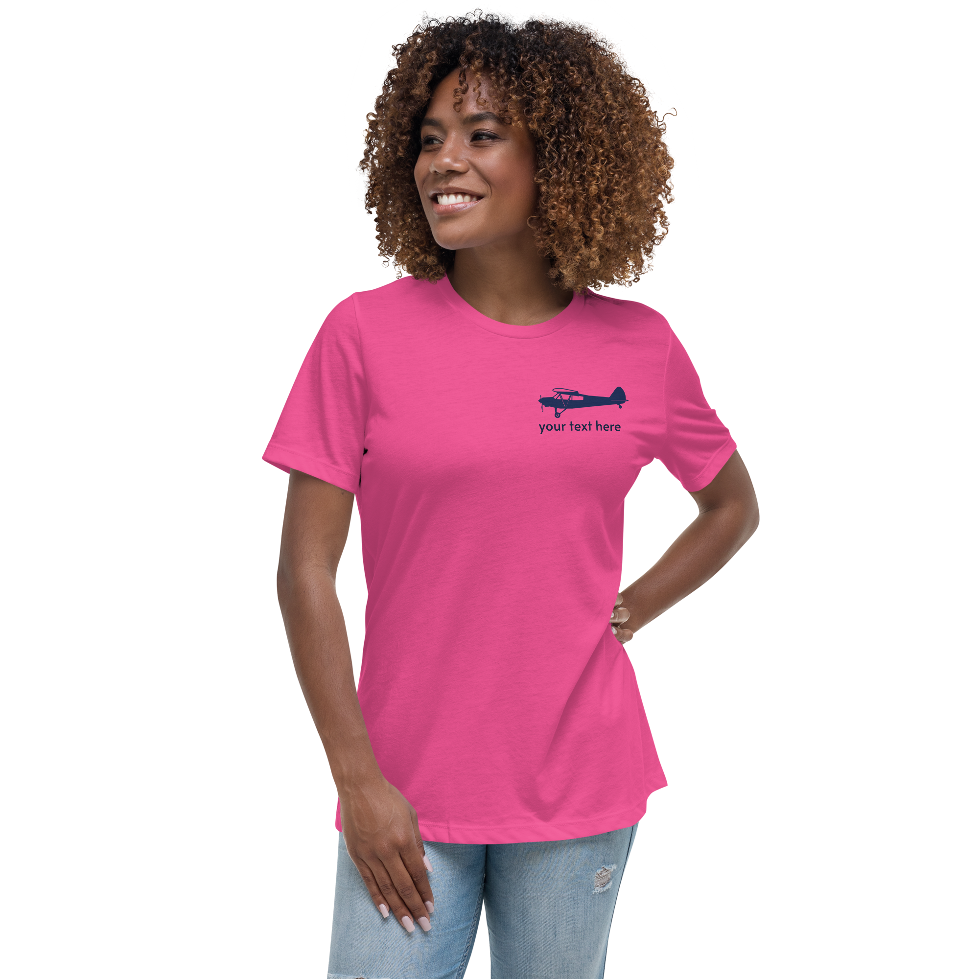 Super Cub Women Pilot's Customizable Relaxed T-Shirt