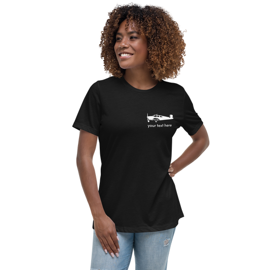 Beechcraft Women Pilots' Custimizable Printed T-Shirt