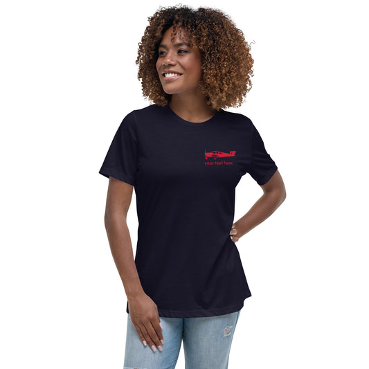 Beechcraft Women Pilots' Customizable Printed T-Shirt