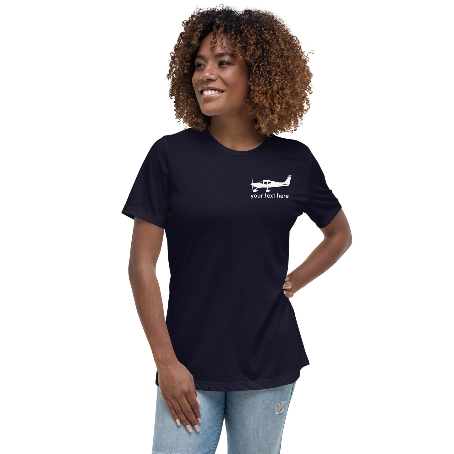 SR Women Pilot's Customizable Relaxed T-Shirt