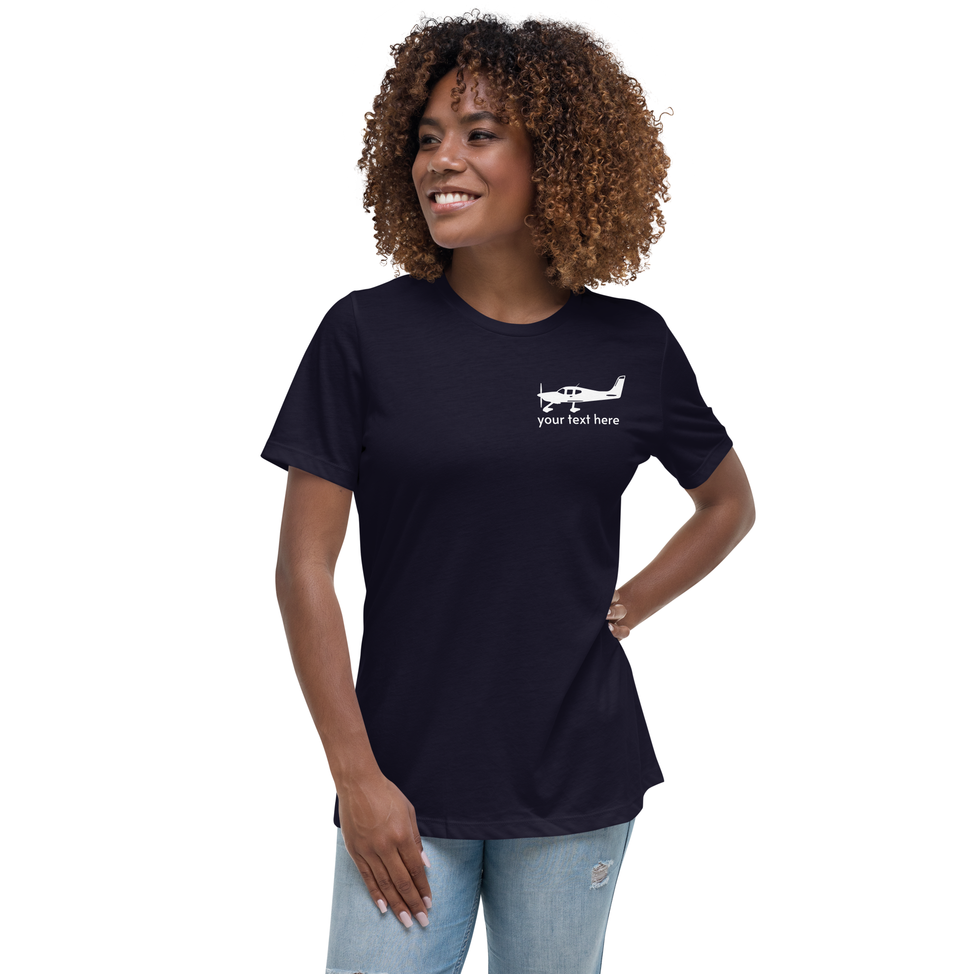 SR Women Pilot's Customizable Relaxed T-Shirt