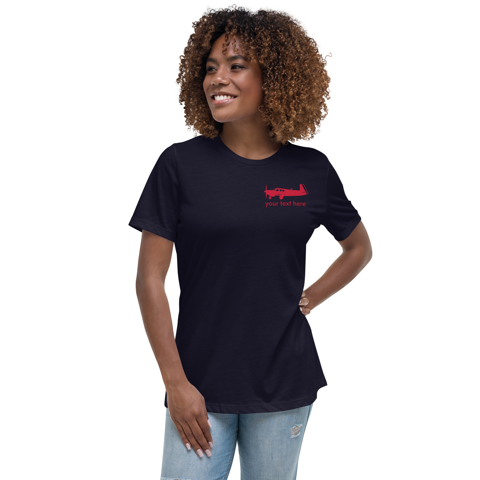 M20 Women Pilot's Customizable Relaxed T-Shirt