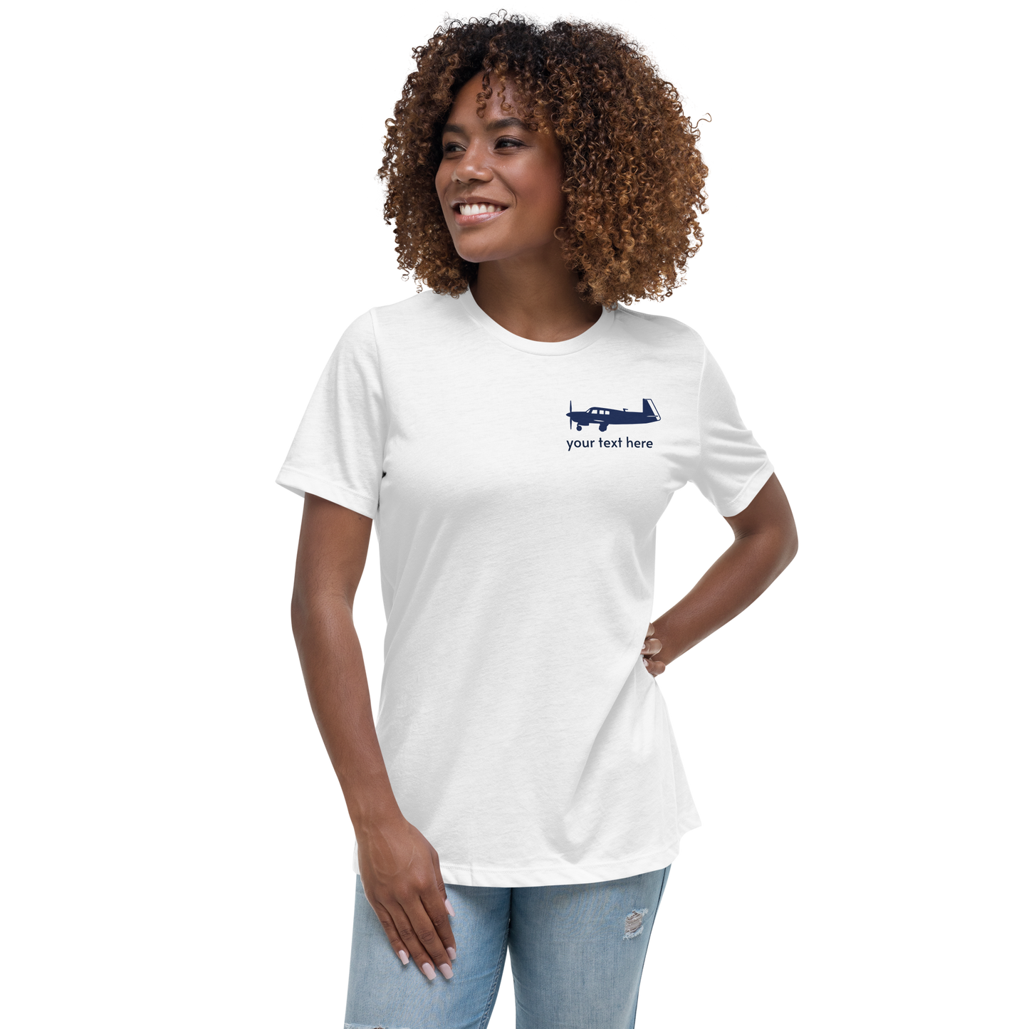 M20 Female Pilot's Customizable Printed T-Shirt