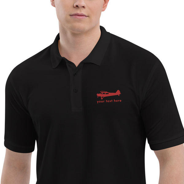 Super Cub Pilots' Customizable Embroidered Polo Shirt