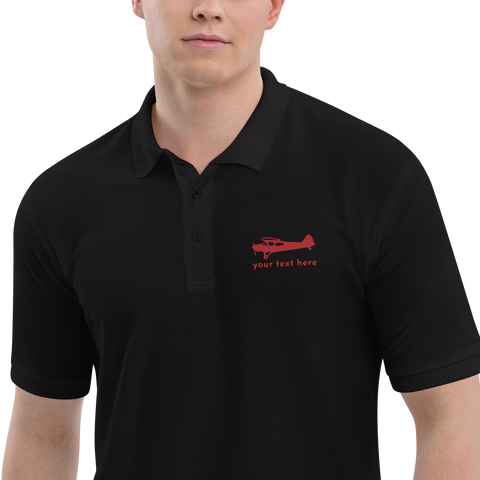 Super Cub Pilots' Customizable Embroidered Polo Shirt