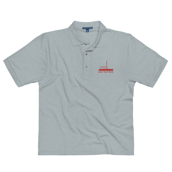 Mariners Customizable Embroidered Design on Polo Shirt