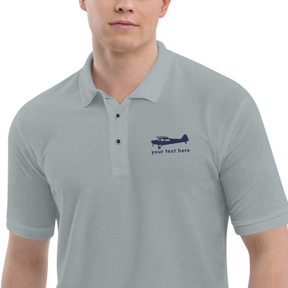 Super Cub Pilots' Customizable Embroidered Polo Shirt