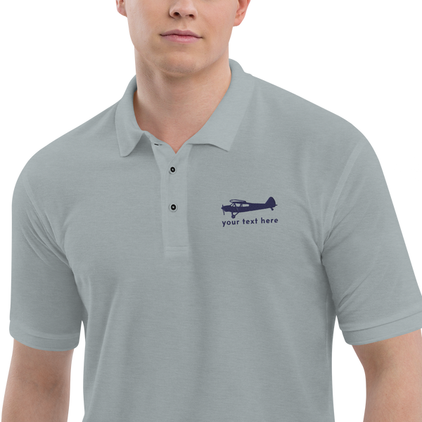 Super Cub Pilots' Customizable Embroidered Polo Shirt