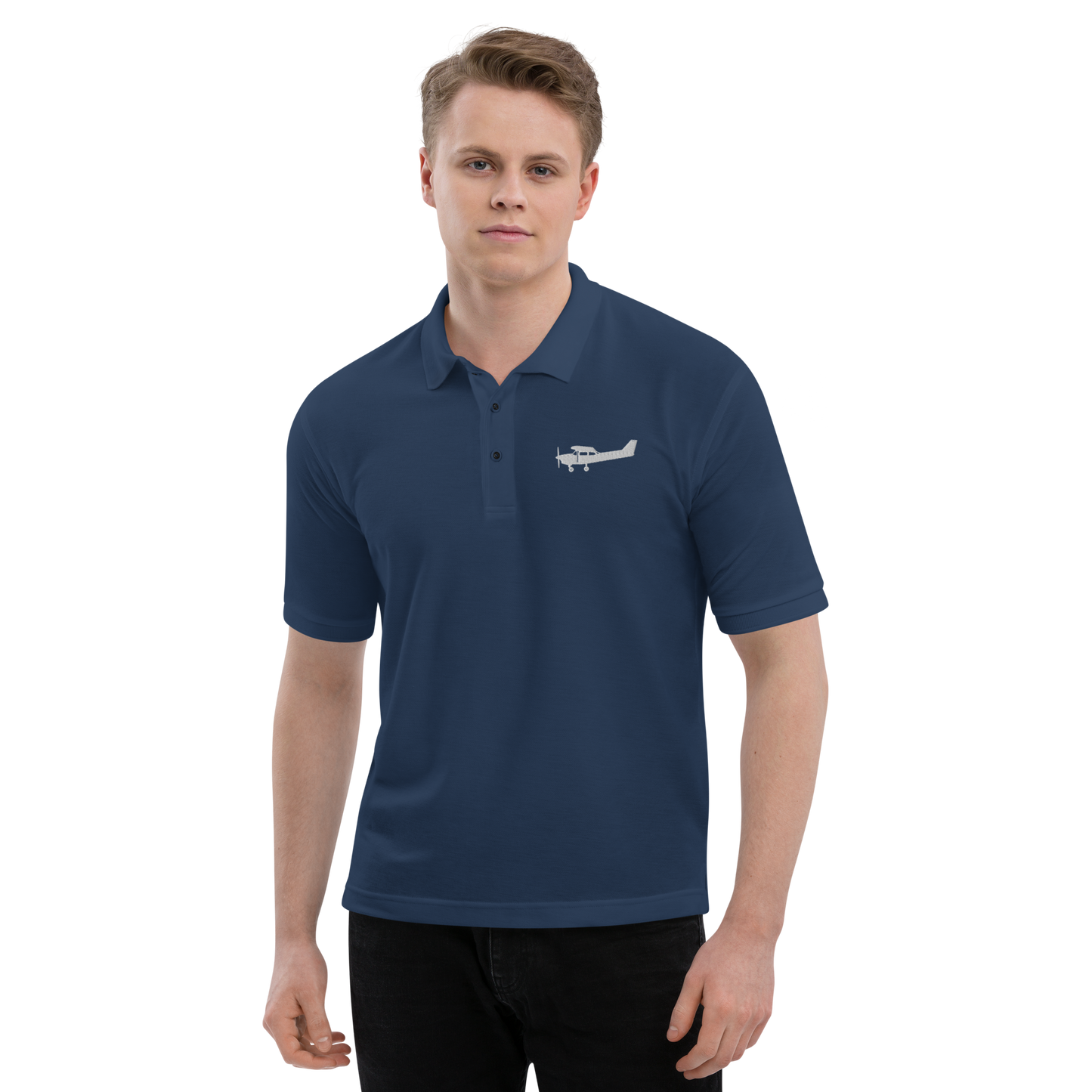 Cessna 172 Pilots' Embroidered Polo Shirt