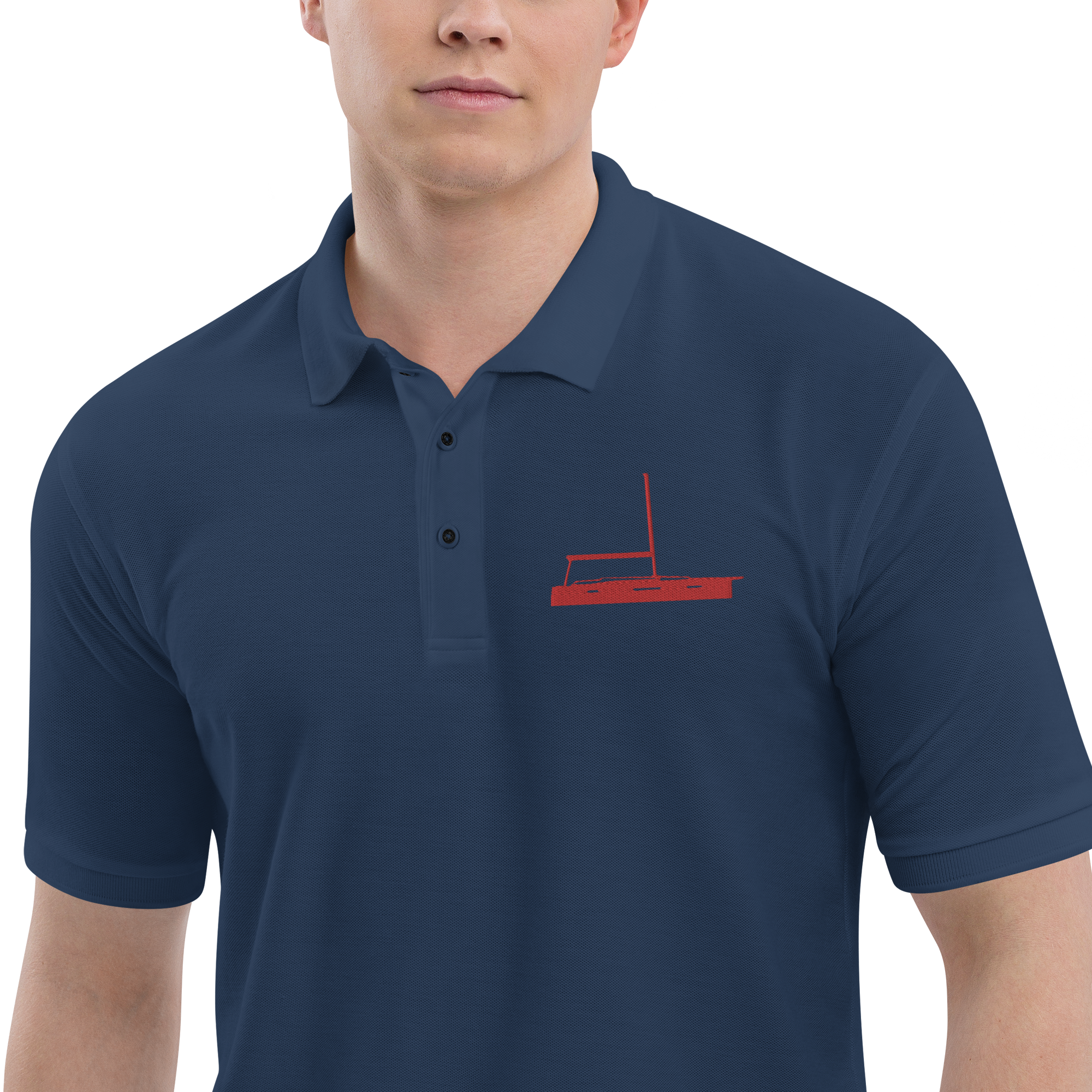 Mariners' Designed Embroidered Polo Shirt