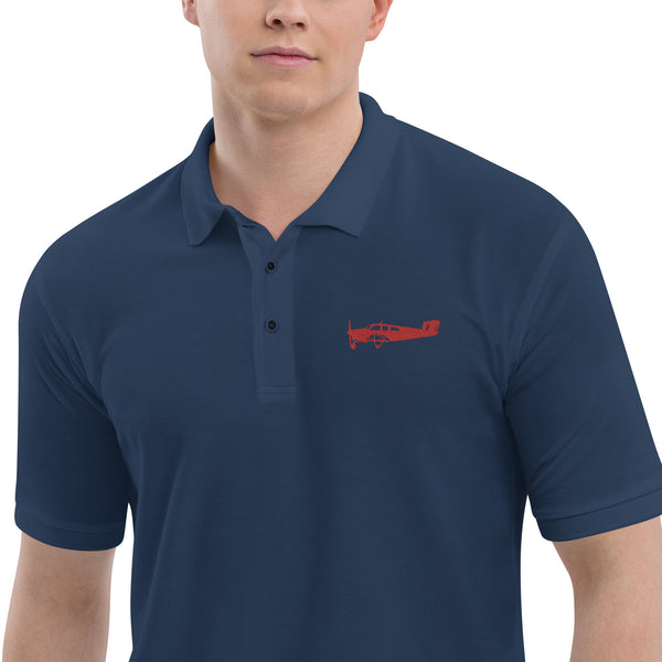 Bonanza Pilots' Embrodered Design on Polo Shirt