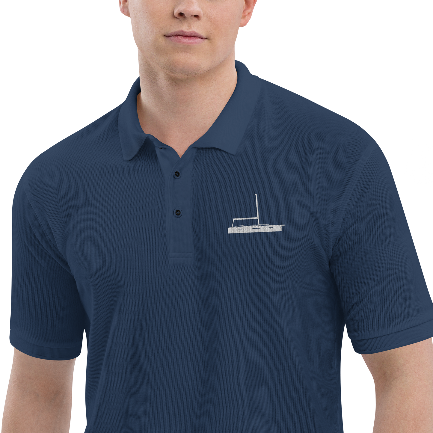 Mariners Embroidered Design on  Polo Shirt