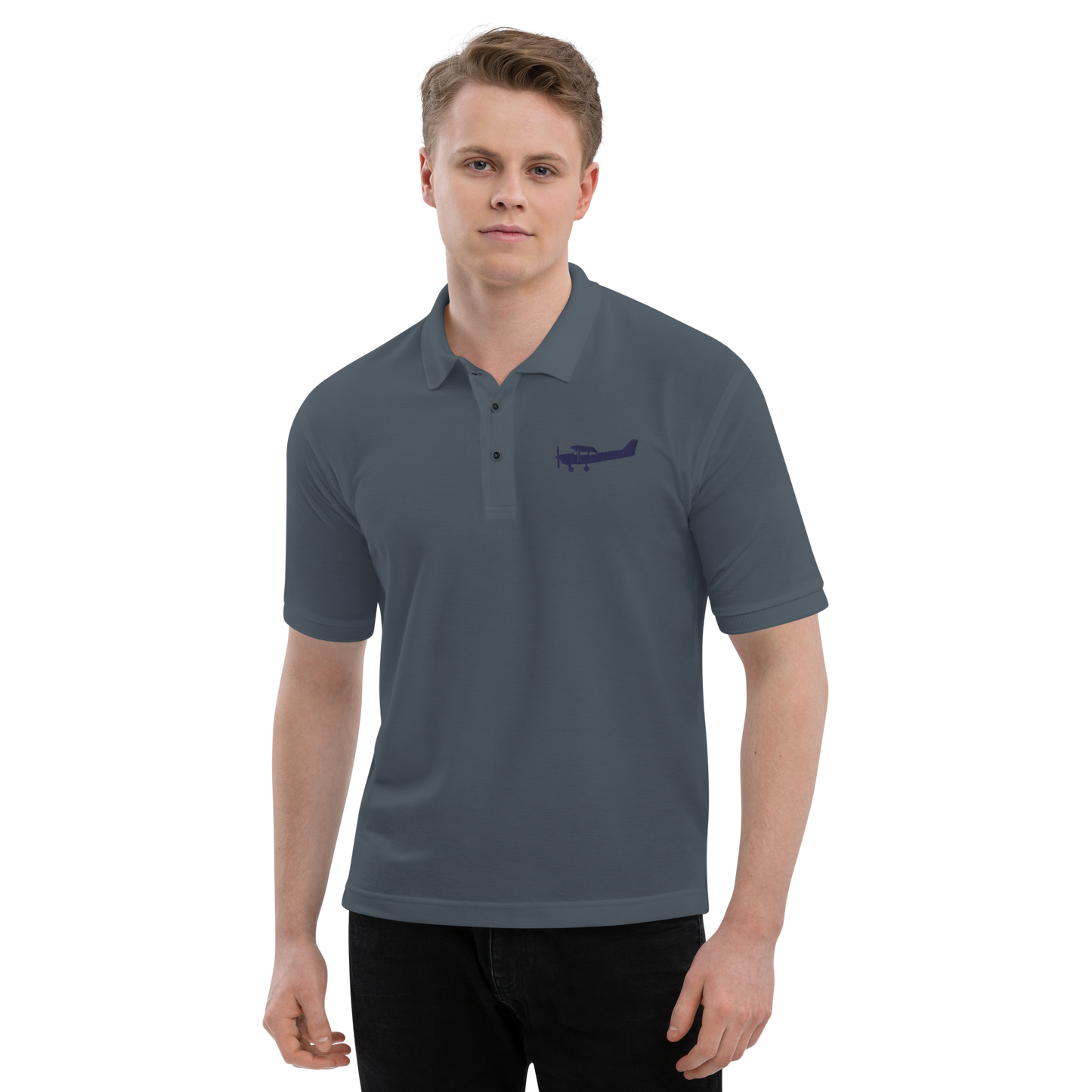 Cessna 172 Pilots' Embroidered Polo Shirt