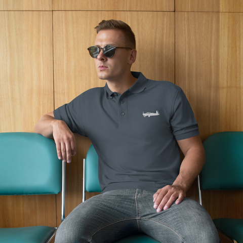 M20 Pilots' Embroidered Design on Polo Shirt