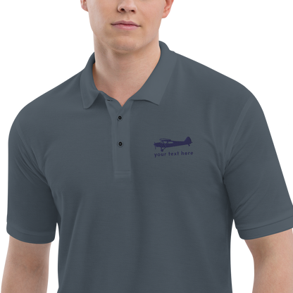 Super Cub Pilots' Customizable Embroidered Polo Shirt