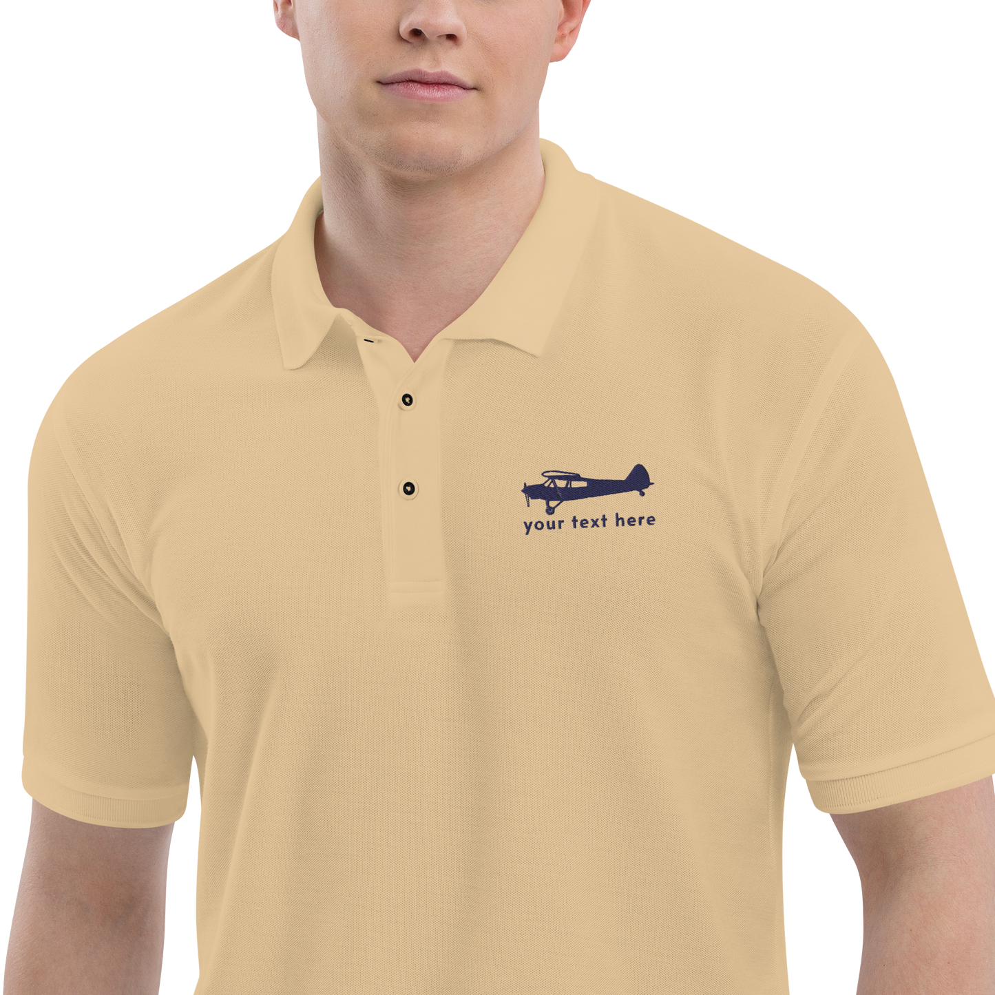 Super Cub Pilots' Customizable Embroidered Polo Shirt