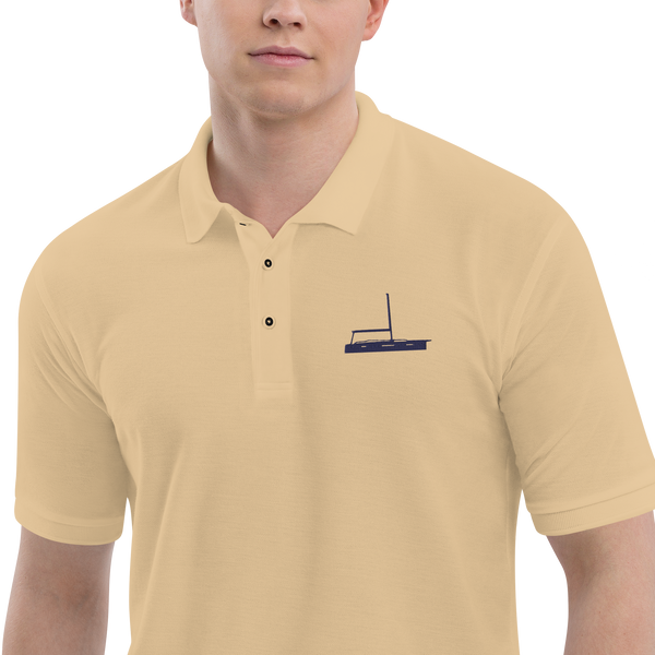 Mariners' Designed Embroidered Polo Shirt