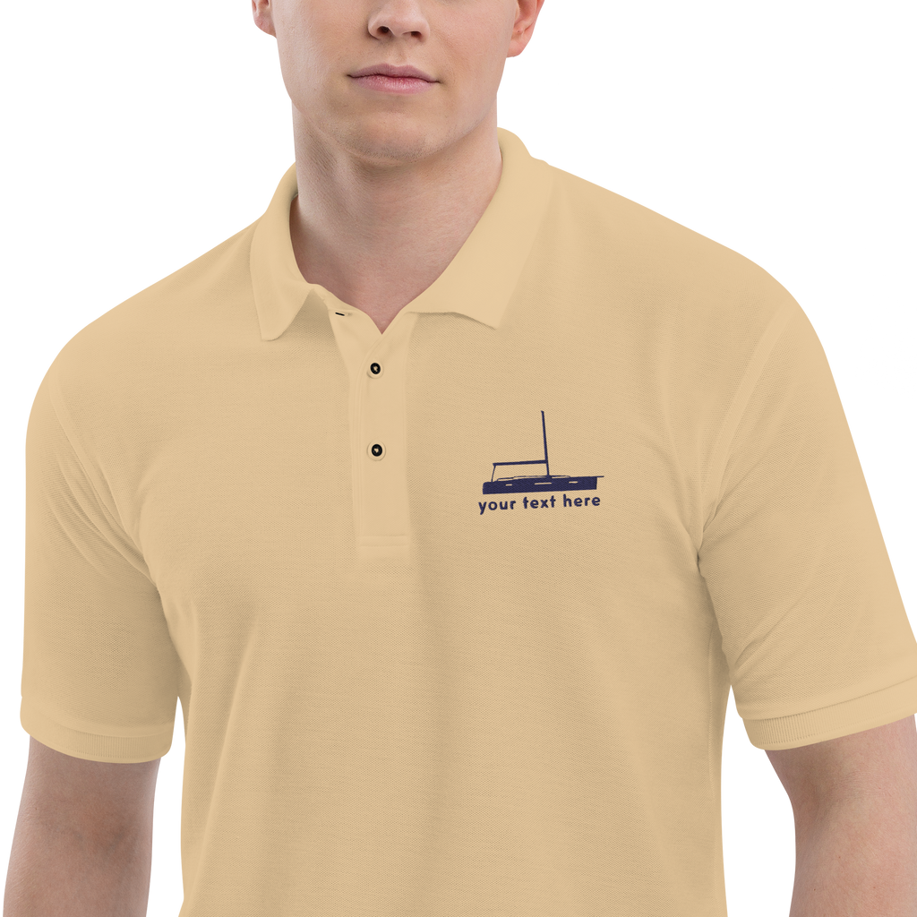 Mariners Customizable Embroidered Design on Polo Shirt – Planes & Sails