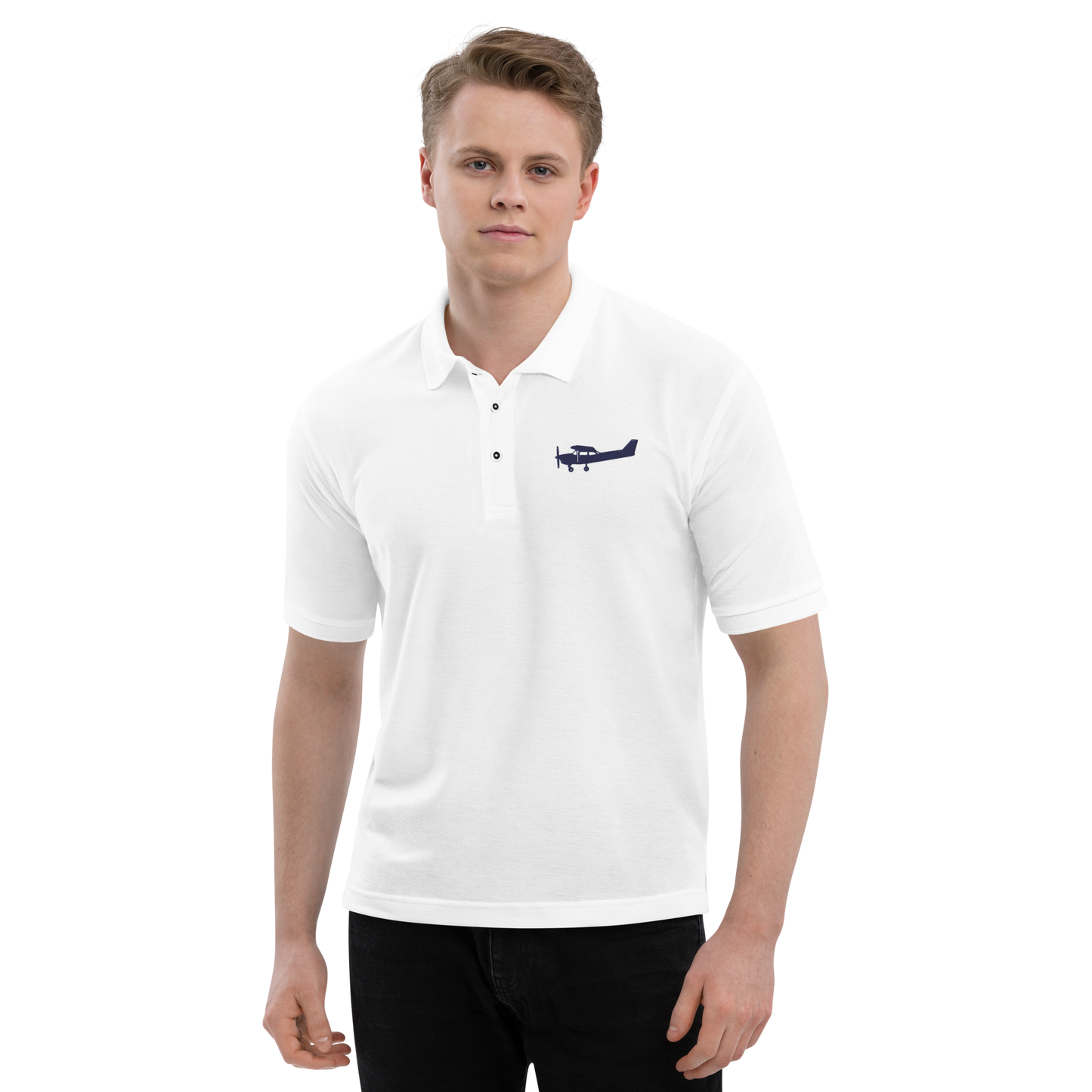 Cessna 172 Pilots' Embroidered Polo Shirt