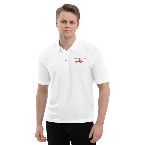 Gyro Pilots Embroidered design on Premium Polo Shirt