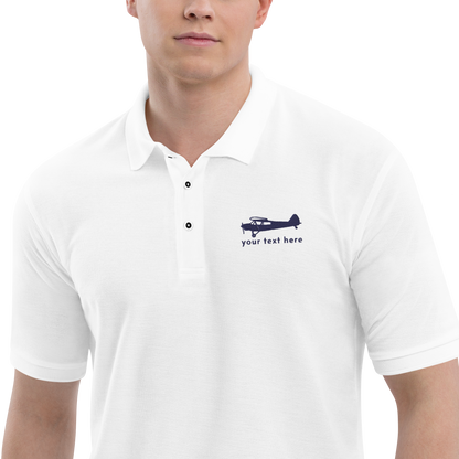 Super Cub Pilots' Customizable Embroidered Polo Shirt