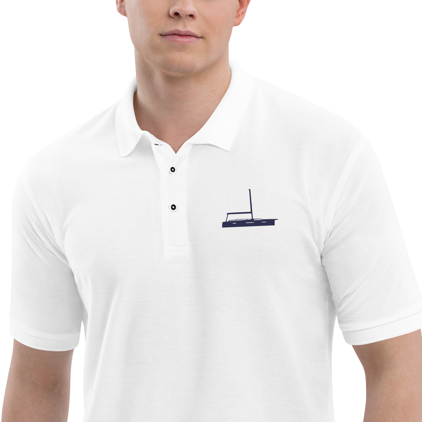 Mariners' Designed Embroidered Polo Shirt