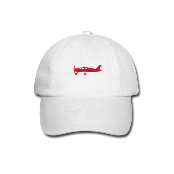 PIPER CHEROKEE PILOTS' CUSTOMIZABLE CAP - white/white