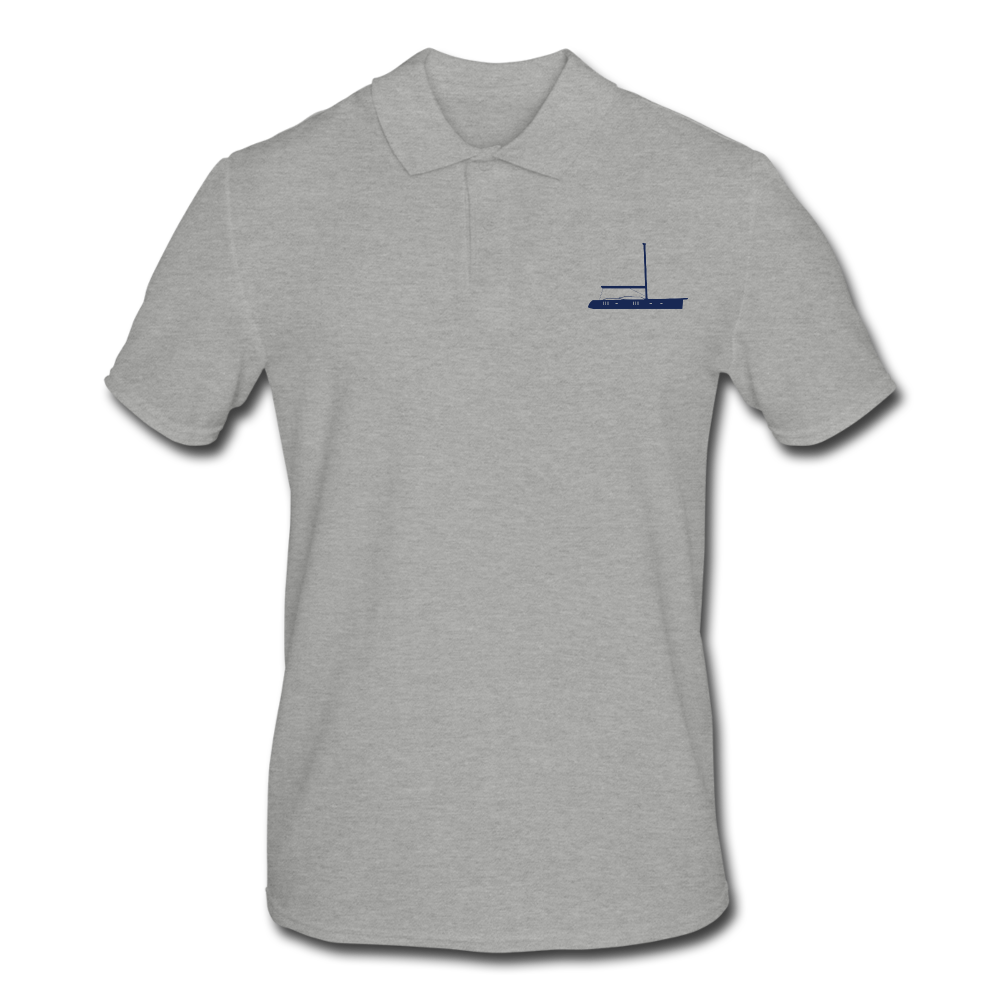 OYSTER MARINERS' CUSTOMIZABLE POLO SHIRT - heather grey