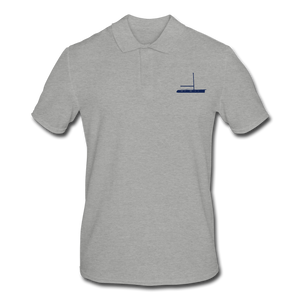 OYSTER MARINERS' CUSTOMIZABLE POLO SHIRT - heather grey