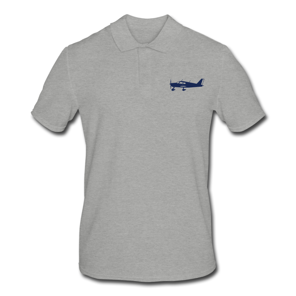 PIPER CHEROKEE CUSTOMIZABLE POLO SHIRT - heather grey