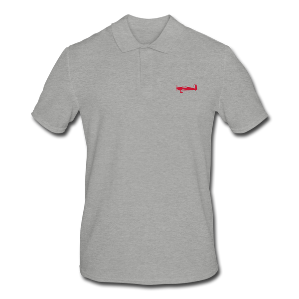 VAN'S RV PILOTS' CUSTOMIZABLE  POLO - heather grey