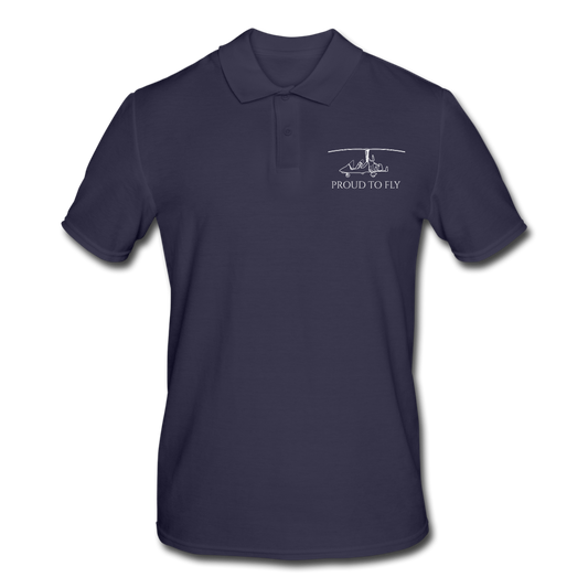 GYRO PILOTS PROUD TO POLO SHIRT - navy