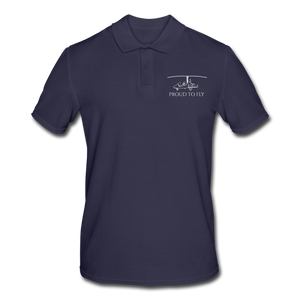 GYRO PILOTS PROUD TO POLO SHIRT - navy