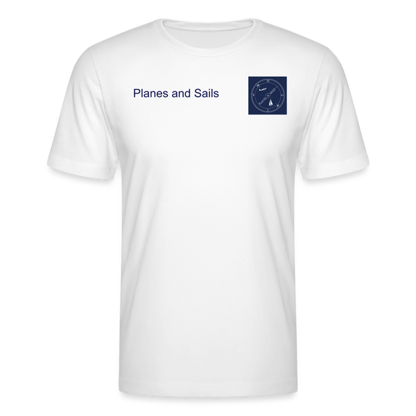 Planes & Sails Front and Back T-Shirt - white