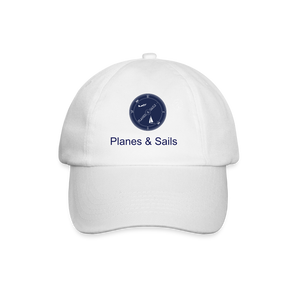 Planes & Sails Mariners and PILOTS Cap - white/white