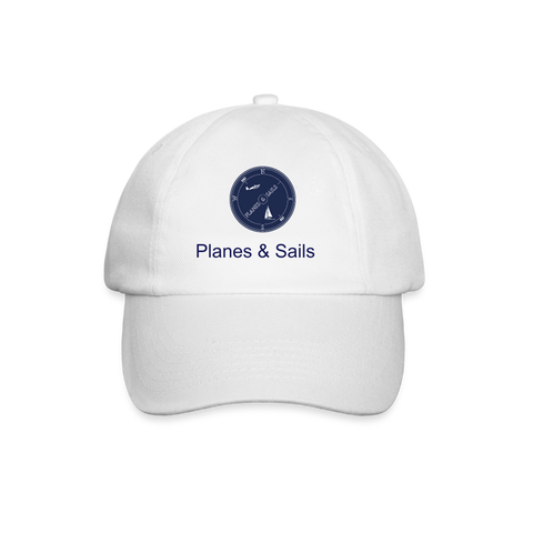 Planes & Sails Mariners and PILOTS Cap - white/white