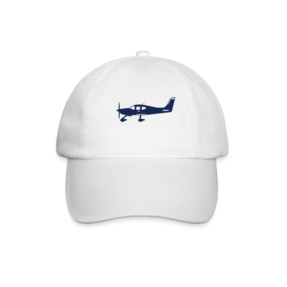 CIRRUS PILOTS' CUSTOMIZABLE CAP - white/white