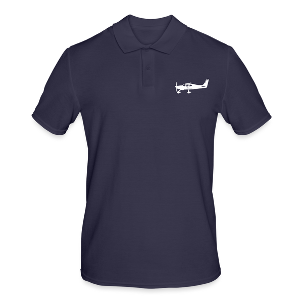 CIRRUS PILOTS' CUSTOMIZABLE POLO SHIRT - navy