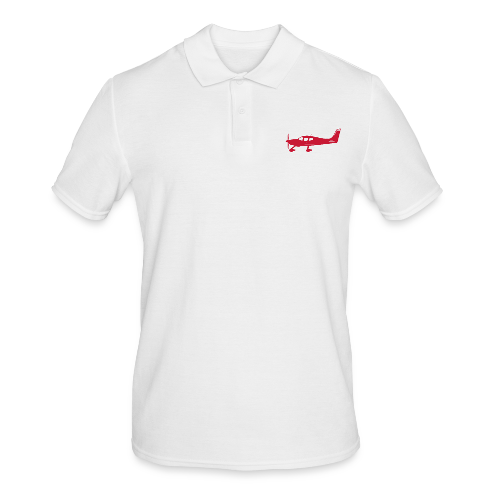 CIRRUS PILOTS' CUSTOMIZABLE POLO SHIRT - white