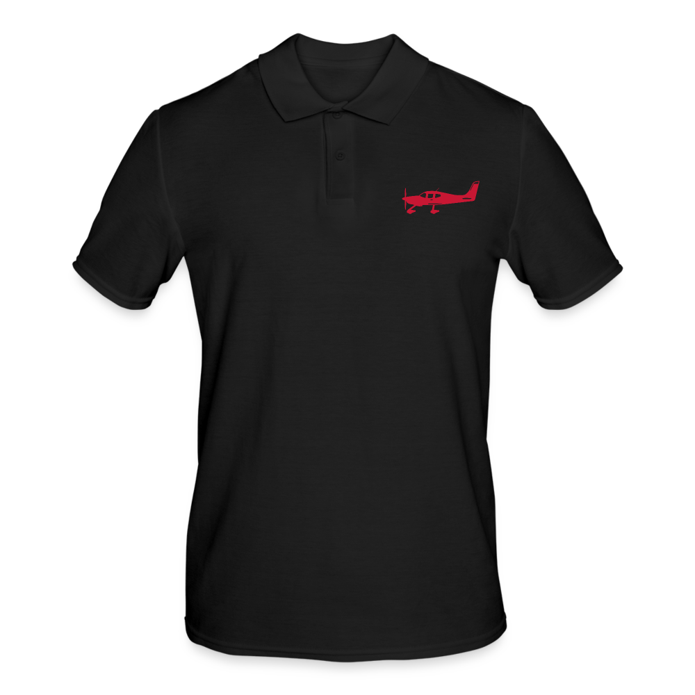 CIRRUS PILOTS' CUSTOMIZABLE POLO SHIRT - black