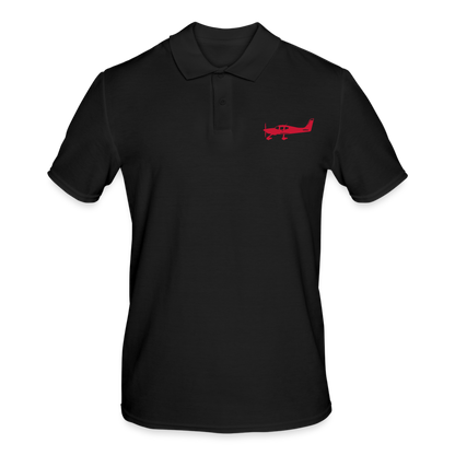 CIRRUS PILOTS' CUSTOMIZABLE POLO SHIRT - black