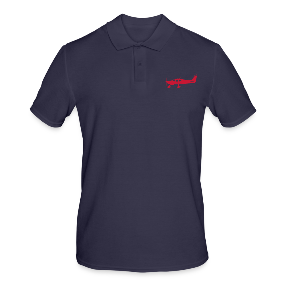 CIRRUS PILOTS' CUSTOMIZABLE POLO SHIRT - navy