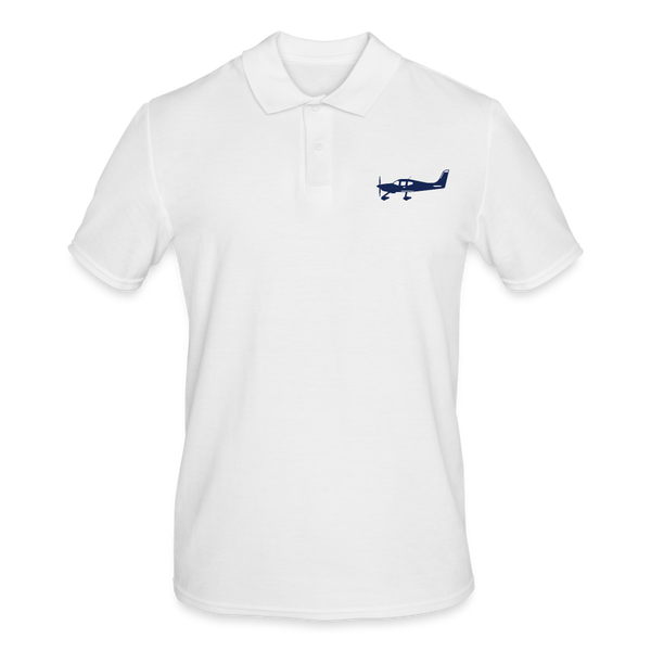 CIRRUS PILOTS' CUSTOMIZABLE POLO SHIRT - white