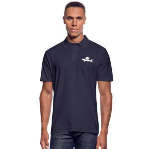 C180 Pilots' Customizable Polo Shirt - navy