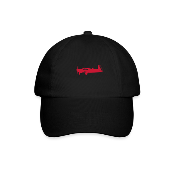 MOONEY PILOTS' CUSTOMIZABLE CAP - black/black