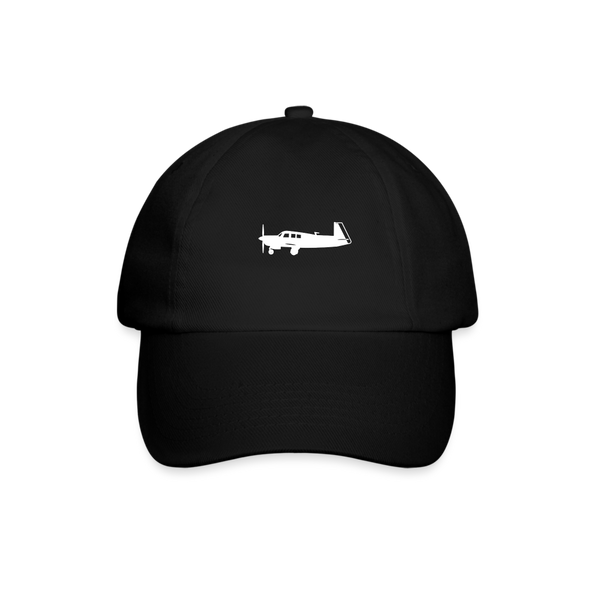 MOONEY PILOTS' CUSTOMIZABLE CAP - black/black