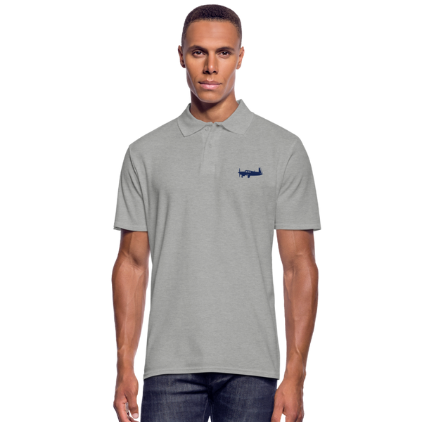 M20 Pilots' Customizable Polo Shirt - heather grey