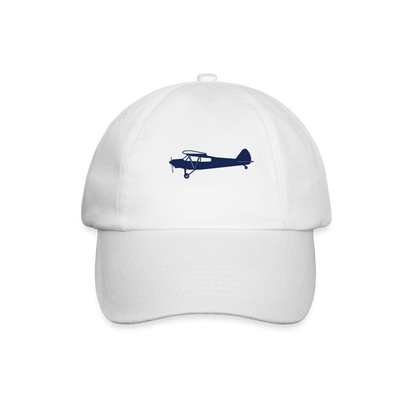 PIPER SUPER CUB CUSTOMIZABLE CAP - white/white